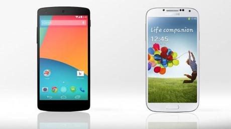 Samsung Galaxy S4 vs LG Nexus 5: confronto tra specifiche tecniche 