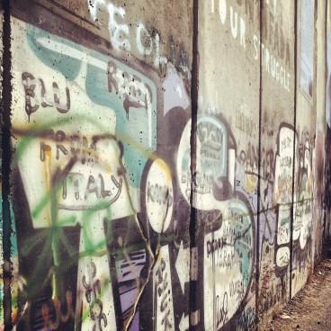 In Cisgiordania lungo il muro Blu from Italy West bank