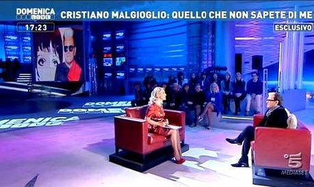 CRISTIANO MALGIOGLIO INTERVISTA DOMENICA LIVE CANALE 5 2013