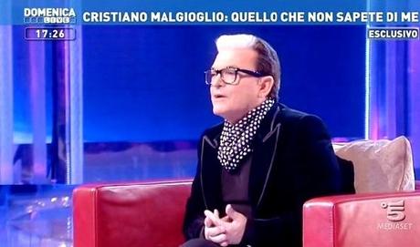 CRISTIANO MALGIOGLIO INTERVISTA DOMENICA LIVE CANALE 5 2013