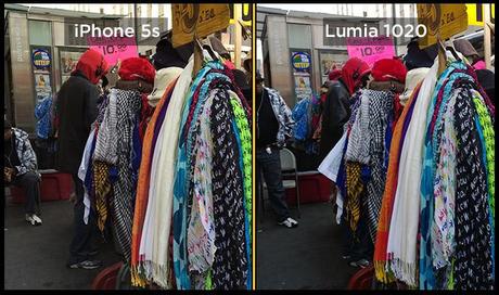 lumia 1020 iphone 5s scarves Confronto fotografico tra iPhone 5s e Nokia Lumia 1020: chi scatta meglio le foto?