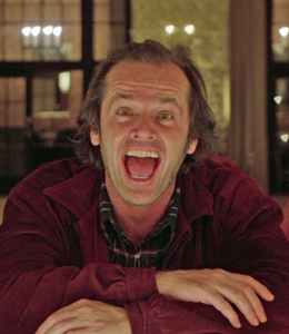 Jack Nicholson in The Shining