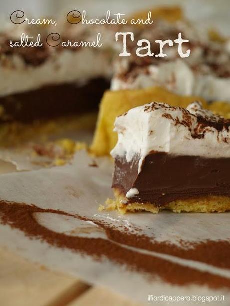 Re-cake! Cream, chocolate and salted caramel tart... e la prima vincitrice!