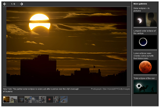 Fotografie e video dell'eclissi solare ibrida del 3 novembre 2013