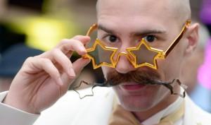 Fotografia di un concorrente del campionato mondiale di barba e baffi