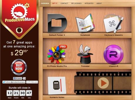 Productive Macs bundle: 7 app per soli 30$ bundle productive macs