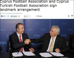 Accordo per Cipro: col Nord per un calcio comune