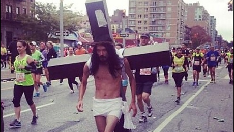 La Maratona di New York: Cristo si e` fermato a metà