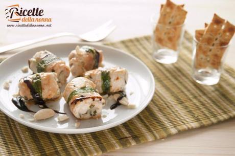 Involtini di pollo e cicoria pollo cicoria parmigiano