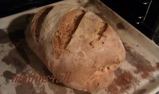 Pane alla zucca con farina saragolla, a lievitazione naturale