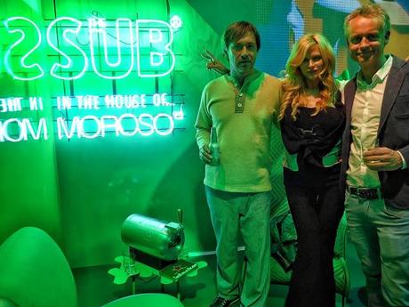 MARC NEWSON DESIGNER MEET AUDREY TRITTO THE HEINEKEN SUB PARTY MILAN