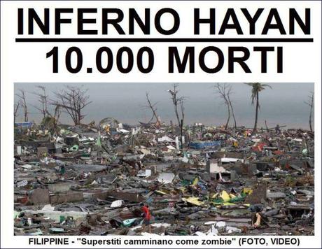 Tifone nelle Filippine, più di 10 mila morti: come aiutare Tifone
