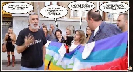 clicca per ingrandire ACCORINTI, CROCE' E LA BANDIERA DELLA DISCORDIA