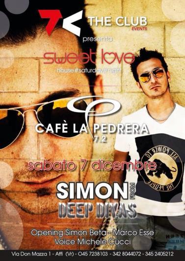 7/12 Simon From Deep Divas @ Cafe' La Pedrera 7.2. Verona