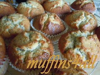 Muffin al lime e semi di papavero