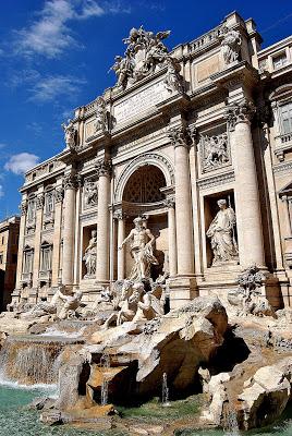 Roma e la Fontana di Trevi.