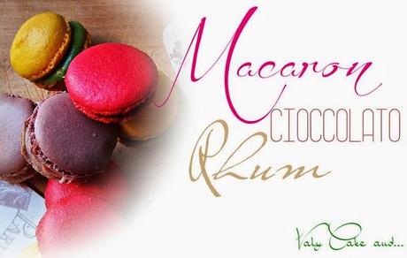 Macaron al cioccolato e rhum