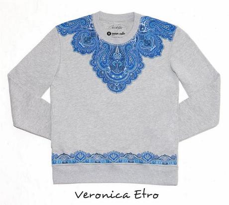 felpa coin veronica etro capsule collection