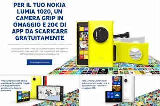 Una nuova interessantissima promozione per i terminali Nokia Lumia 1520, 1020 e 925