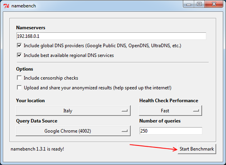 Cosa sono i DNS, come scegliere i migliori DNS e configurarli namebench