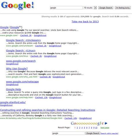 google nel 1998