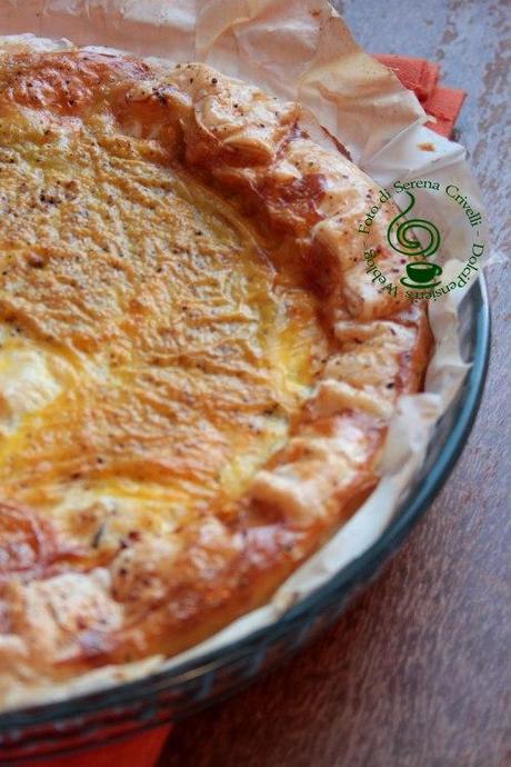 TORTA SALATA CON PORRI E RICOTTA di Dolcipensieri TORTA SALATA RICOTTA E PORRI (11)+