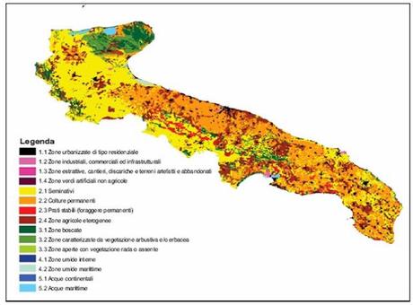 Uso del suolo in Puglia