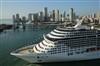 MSC Divina debutta a Miami in grande stile scortata, da 4 Fiat 500