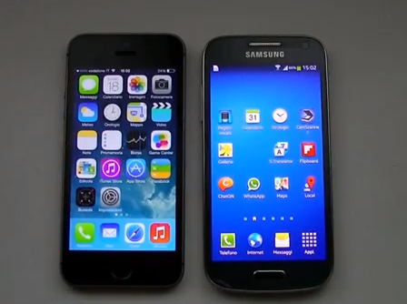 samsung galaxy s4 mini vs iphone 5s