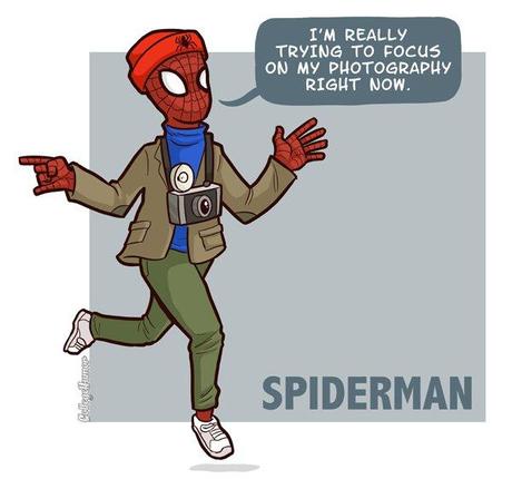 Hipster Spiderman
