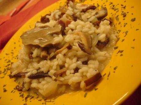 Risotto Funghi Porcini e Pancetta