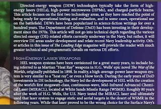 L'energia diretta può essere utilizzata sia per la costruzione di armi innovative che per la modificazione meteorologica: la conferma viene da documenti dell'esercito USA e da documenti scientifici