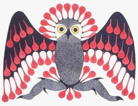 BELLISSIMI PATTERNS E MOTIVI INUIT NELLE OPERE DI KENOJUAK ASHEVAK BELLISSIMI PATTERNS E MOTIVI INUIT NELLE OPERE DI KENOJUAK ASHEVAK