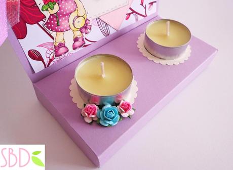 Scrapbooking: Scatola Regalo porta Candele - Candles Gift Box