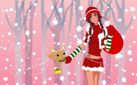Vector-Christmas-girls-widescreen-40326