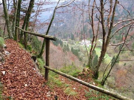 sentiero natura val canzoi lago della stua