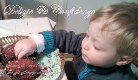 Ricci di cioccolato e biscotti senza latte e uovo, ovvero la rivisitazione del salame di cioccolato per gli allergici! Ricci di cioccolato e biscotti senza latte e uovo, ovvero la rivisitazione del salame di cioccolato per gli allergici!