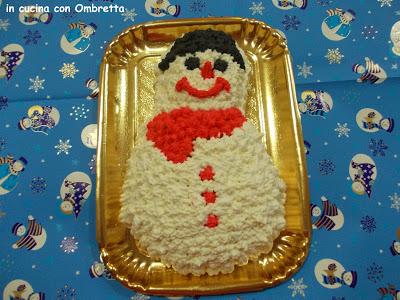 Torta pupazzo di neve