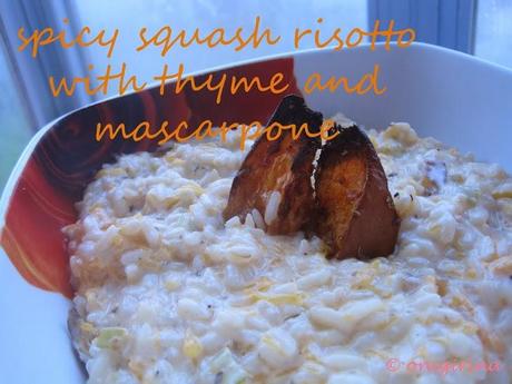 FracooksJamie: Spicy Squash Risotto e Minted Asparagus and Pea Risotto