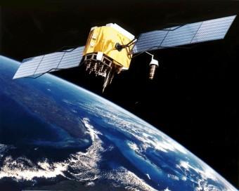 Un satellite GPS in orbita. Crediti: NASA