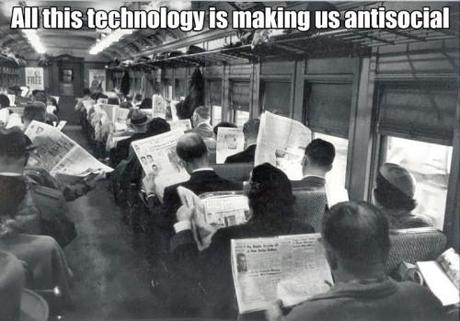 All this technology is making us antisocial