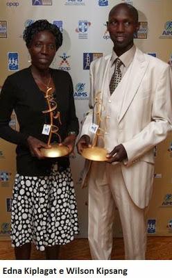 Premio miglior Maratoneta 2013, vincono WILSON Kipsang ed Edna Kiplagat