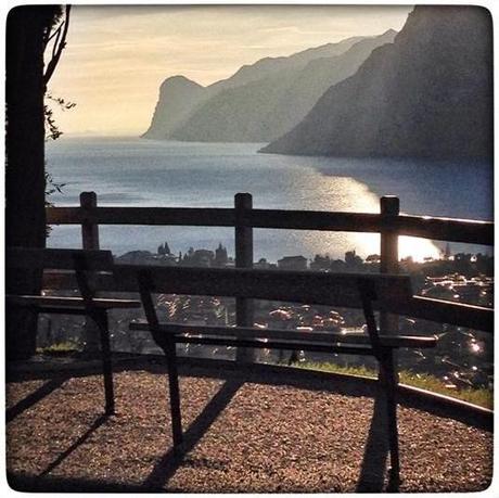 Il panorama del Lago di Garda dalla strada panoramica che conduce ad Arco