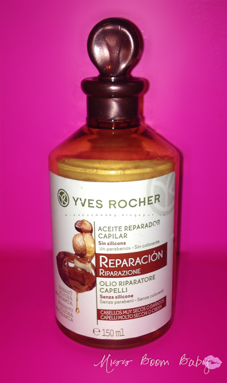 Review: Olio Riparatore Capelli di Yves Rocher ♥