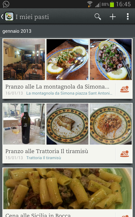 Parte IV: EVERNOTE FOOD