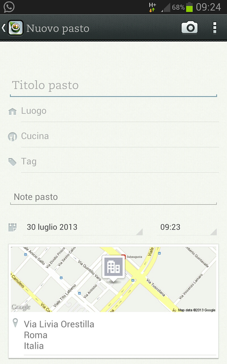 Parte IV: EVERNOTE FOOD