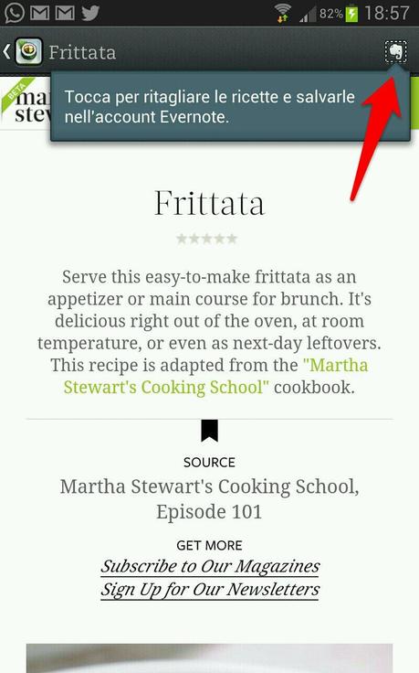 Parte IV: EVERNOTE FOOD