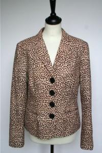 Moschino giacca leopardata