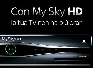 Sky è sempre più On Demand grazie al decoder My Sky HD con Restart