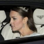 Kate Middleton indossa la tiara della regina Elisabetta al ricevimento (Foto)